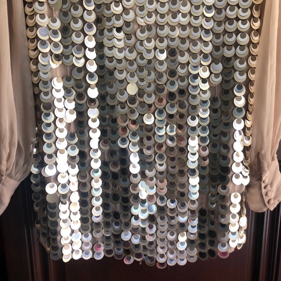 ASOS Nude Scaled Dress - Picture 7 of 8